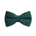 Cargar la imagen en la vista de la galería, Personalized Dark Green Corduroy Harness Collar Leash No Pull Set by DDPaws
