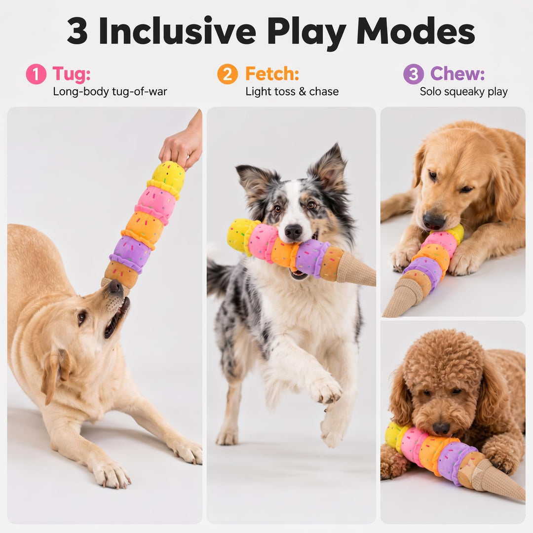 Supplier tug fetch and chew play graphic