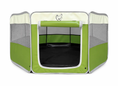Load image into Gallery viewer, Hen Pen Deluxe Pop-Up Chick Brooder by My Pet Chicken; lime green baby chick habitat with mesh sides
