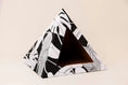Load image into Gallery viewer, Kitty Kardboard Dark Paradise Cardboard Cat Pyramid Super Sleek Modern Artistic Decoration by KittyKardboard
