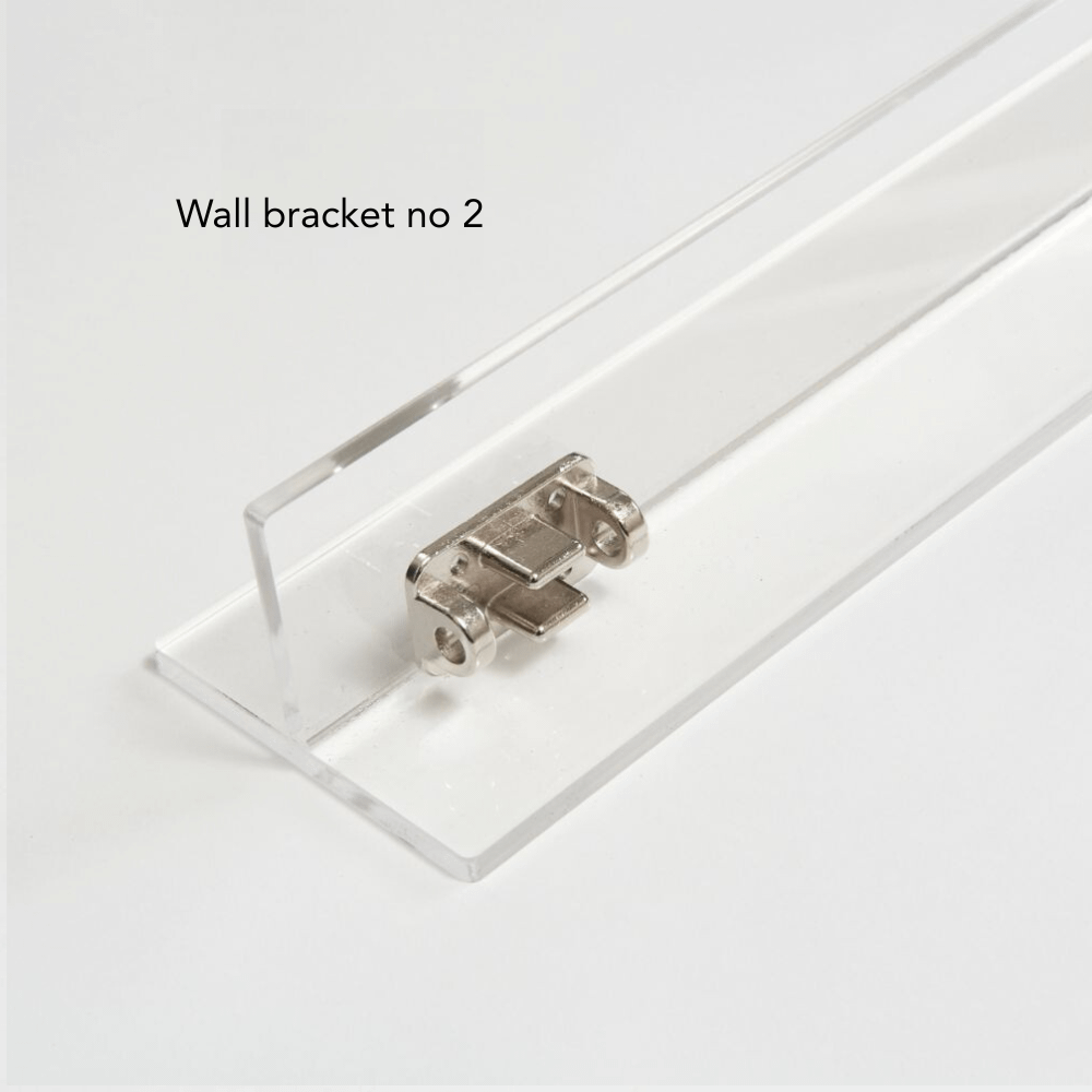 Hiddin Clear Acrylic Wall-Mounted Zig Zag Pet Gate – 30 in High