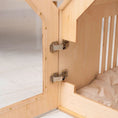 Charger l'image dans la visionneuse de la galerie, PawComforts Premium Dog House Bed With Soft Hypoallergenic Cushion For Indoor Wooden Abode Rest by Enjoy The Wood
