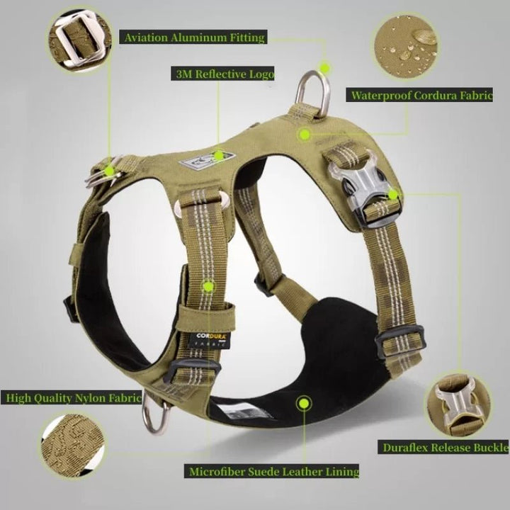 TrueLove Cordura Reflective Dog Harness TLH6282
