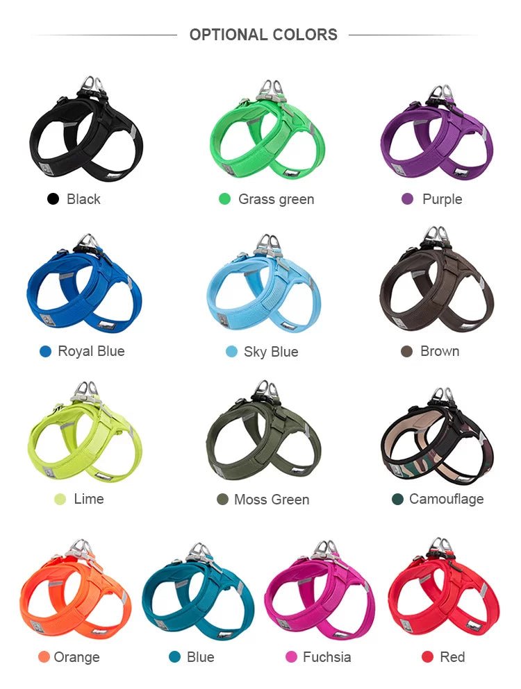 TrueLove Air Mesh Dog Harness TLH3013 – Moss Green