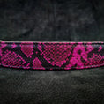 Bild in Galerie-Betrachter laden, The ''Rock Python'' collar PINK - Pet Collars & Harnesses from Bestia Dog Gear
