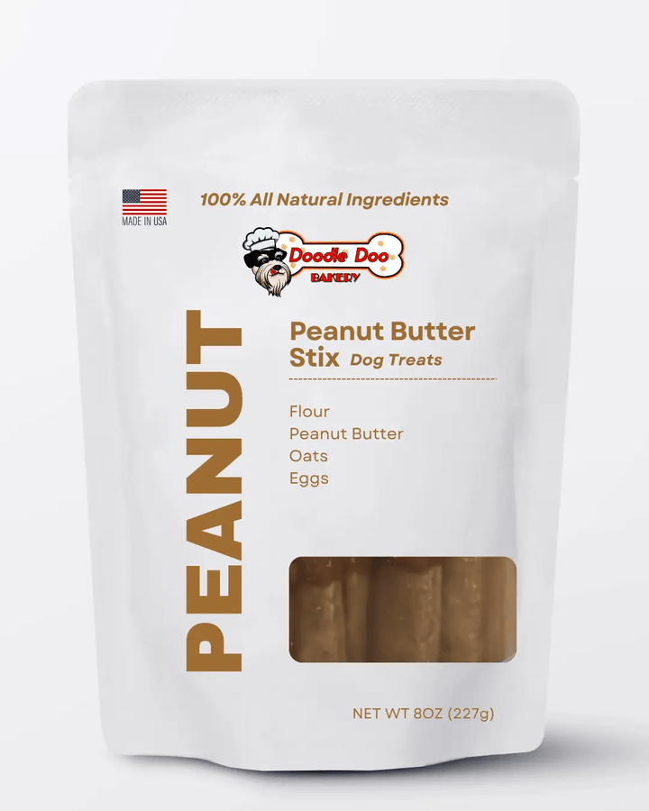 🥜 Homemade Dog Treats - Peanut Butter Stix Treat 1/2lb