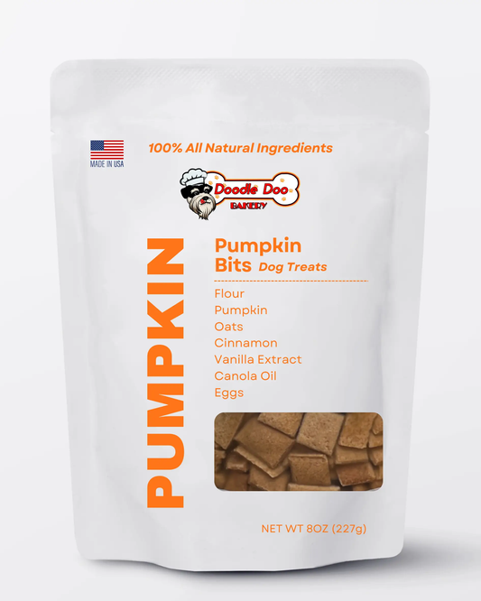 Homemade Dog Treats - 🎃 Pumpkin Bits Dog Biscuits 1/2lb