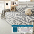 Load image into Gallery viewer, Boho-Chic All-Season Sofa Cover by topspet in light gray, pet-proof couch protector.
