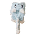 Load image into Gallery viewer, Dog clothes blue plush cartoon dinosaur transformation outfit for small dogs
