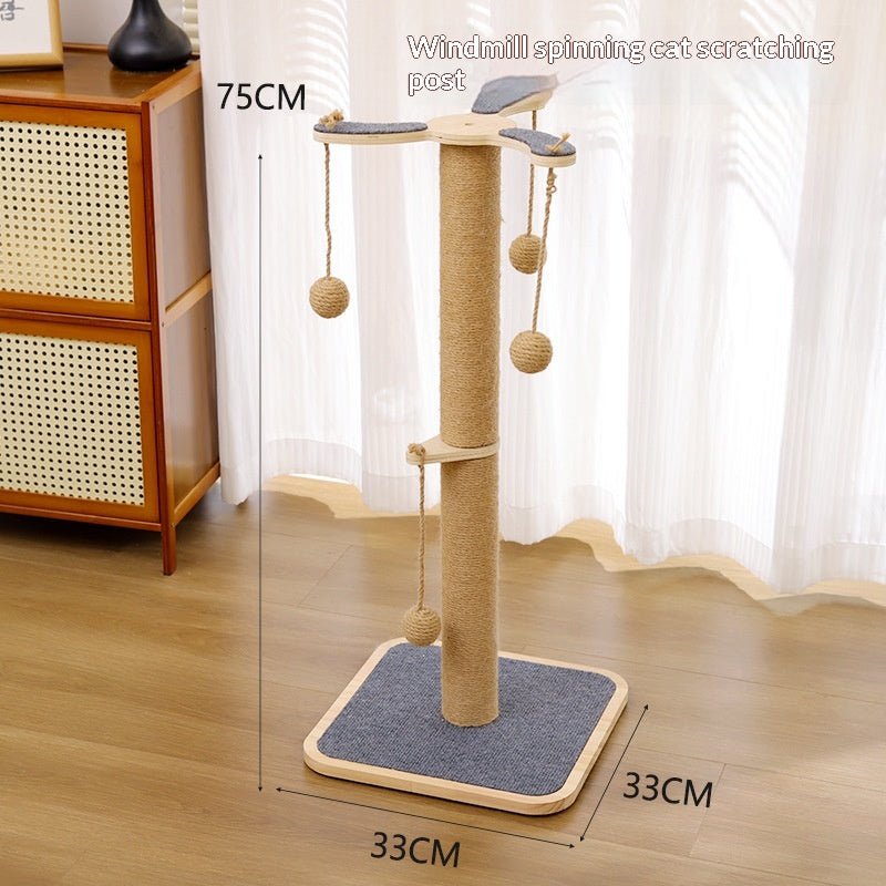 Windmill post with square base dimension chart