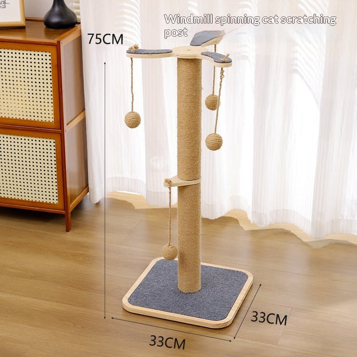 Windmill post with square base dimension chart