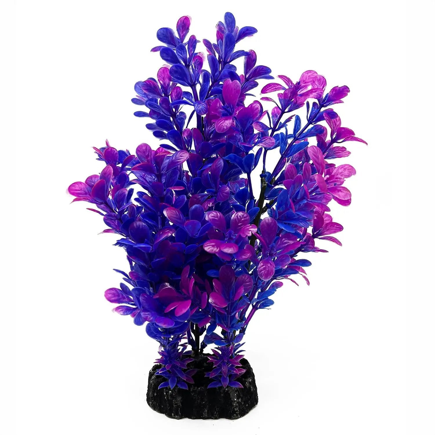 Mipukbay Fish Tank Decorations Purple Aquarium Decor Fake Aquarium Plants Artificial Fish Tank Decorations Plastic Aquarium Plants Decorations (1PC Purple) - from For Animals, With Love