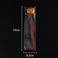 Cargar la imagen en la vista de la galería, Halloween Cat Teaser Stick by Pet Zen with orange pumpkin plush head and tassels
