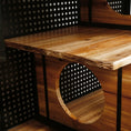 Load image into Gallery viewer, Modern Spacious Cat House Black + Brown by HouseOfZazla
