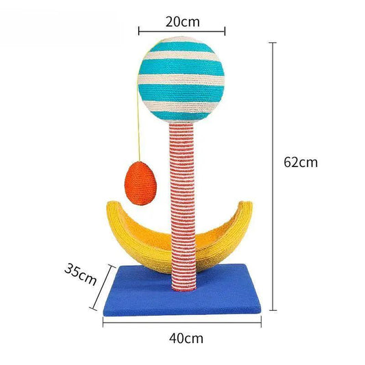 Starry Cat Shelf Nest Soft Velvet Sisal Climbing Tower Medium Size by Sell My Stuff