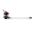 Load image into Gallery viewer, Cat Hammock Wall with Planter by Catastrophic Creations; black wall-mounted cat perch with planter.
