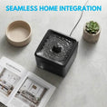 Bild in Galerie-Betrachter laden, Ultra Silent Circulating Pet Drinking Fountain, 3800ML USB powered black water fountain for cats and dogs
