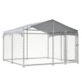 Gallery viewerに画像を読み込む, UDPATIO 10 x 10 x 7.5 Large Dog Kennel Outdoor Dog Kennel Dog Pen Enclosure with Waterproof and Anti-UV Roof Outside Dog House for Backyard - from For Animals, With Love
