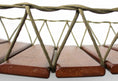 Bild in Galerie-Betrachter laden, Cat Condo The Canyon by Catastrophic Creations; brown wooden platforms with olive braided rope supports.
