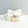 Gallery viewerに画像を読み込む, Classic Elegance White Premium Leather Dog Walking Collar Leash Set by DDPaws
