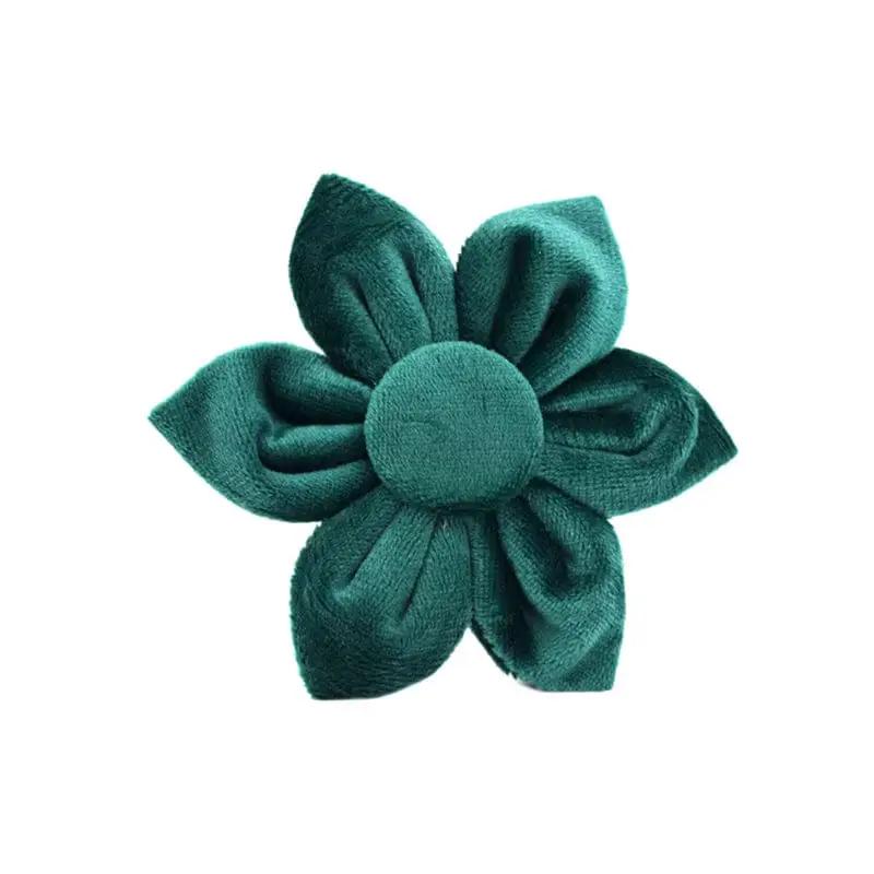 PawLuxe Green Velvet Set Custom No Pull Harness Medium And Large by DDPaws