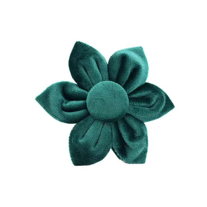 PawLuxe Green Velvet Set Custom No Pull Harness Medium And Large by DDPaws