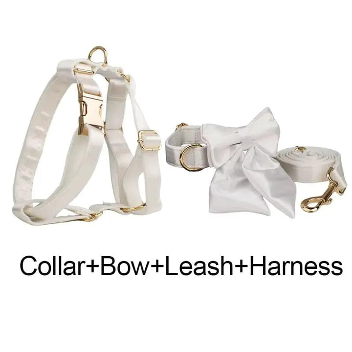 Wedding Pure White Satin Set by DDPaws