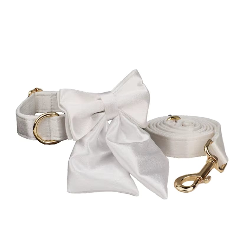 Wedding Pure White Satin Set by DDPaws