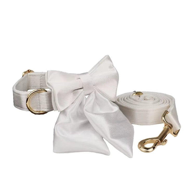 Wedding Pure White Satin Set by DDPaws