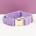 Load image into Gallery viewer, Teddy Purple Personalized No Pull Dog Harness Set With Matching Leash by DDPaws
