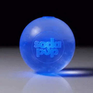SodaPup Strobe Ball Light Up Dog Toy Durable Floating Heavy Duty USA by SodaPup/True Dogs, LLC