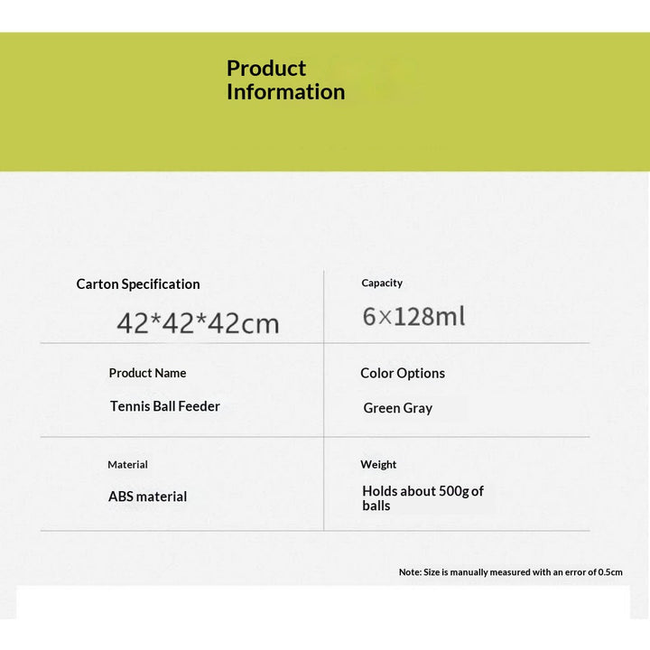 Supplier product information and carton graphic