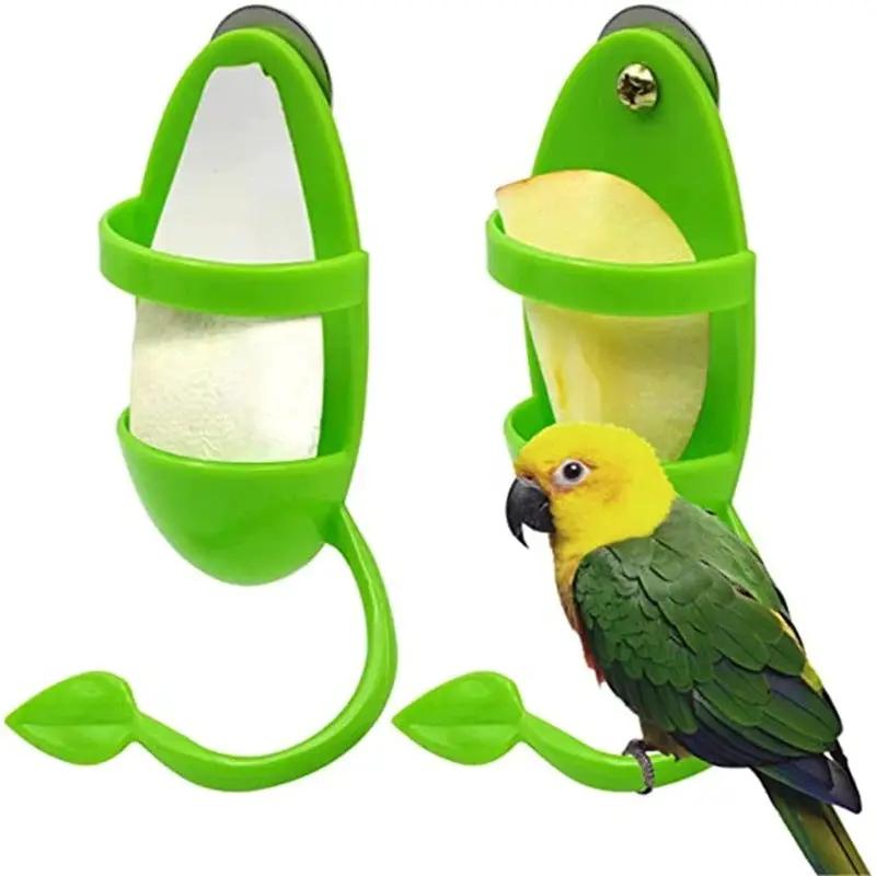 Plastic Bird Food Rack With Cuttlefish Holder for Pets and Parrots by Sell My Stuff