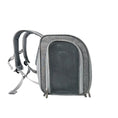 Charger l'image dans la visionneuse de la galerie, Mr. Peanut's Monterey Series airline compliant horizontal backpack pet carrier, gray fabric with mesh panels.
