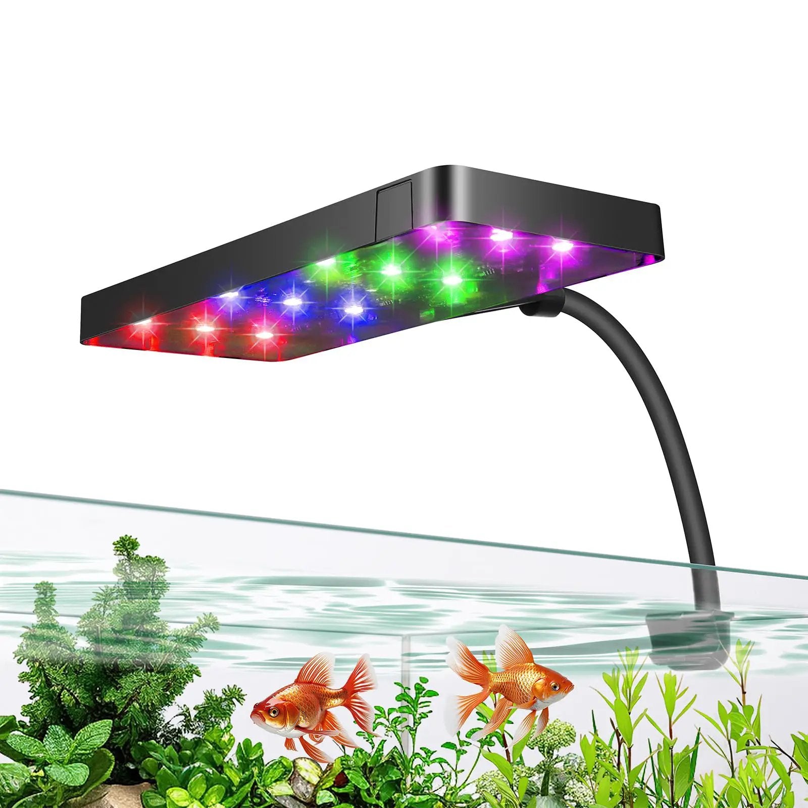 JEREPET Smart 9W Aquarium LED Light Nano Clip lamp for Aquarium Plant GrowthRGB Full Spectrum Aquarium LightAPP Control Adjustable Terrarium Light - from For Animals, With Love