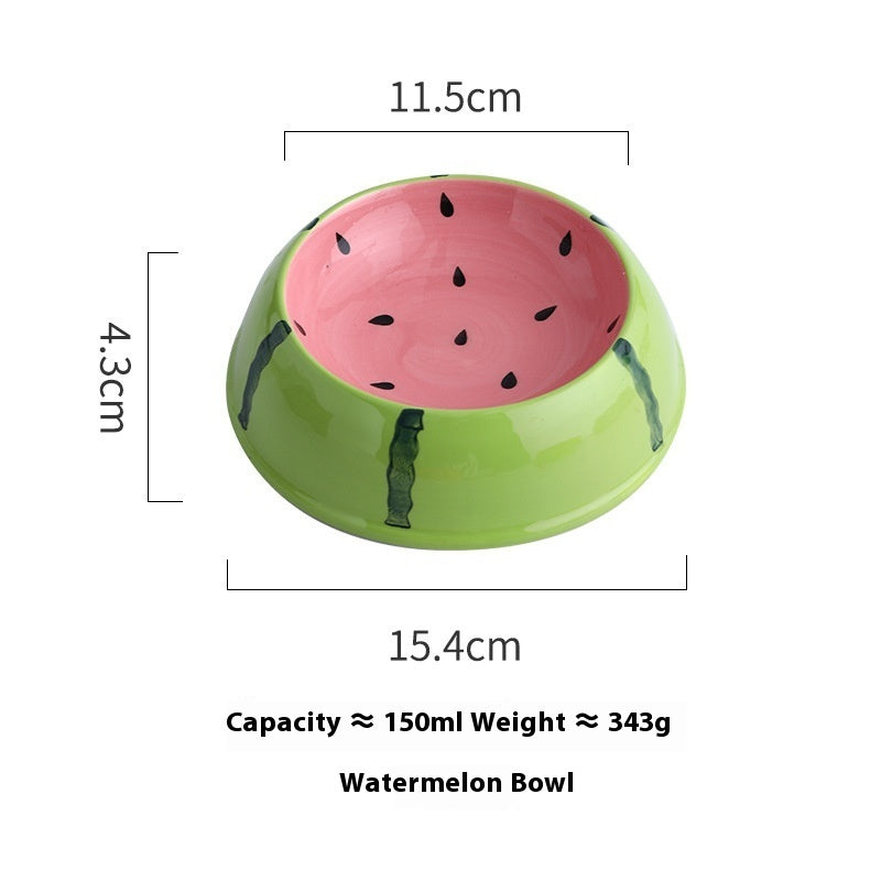 Standard watermelon bowl dimension chart