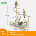 Cargar la imagen en la vista de la galería, Sichuan Pepper Parrot Climbing Training Platform Natural Solid Wood Frame Set With Size 37 26 45 by Sell My Stuff
