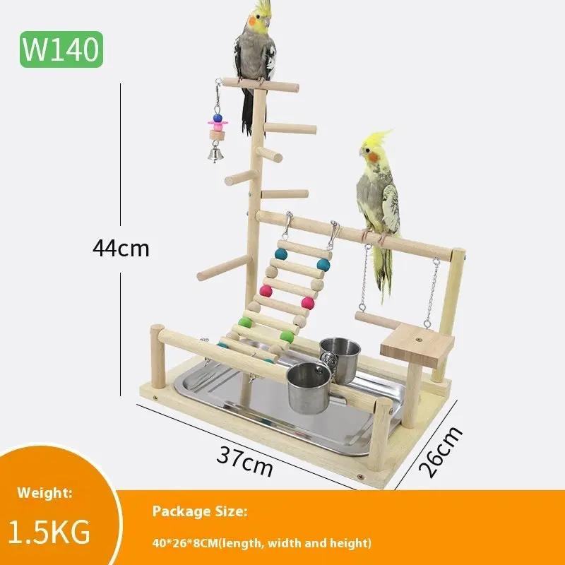 Sichuan Pepper Parrot Climbing Training Platform Natural Solid Wood Frame Set With Size 37 26 45 by Sell My Stuff