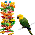 Gallery viewerに画像を読み込む, Premium Wooden Parrot Nibbling Toy For Medium And Large Birds Natural Durable Chew Stick by Sell My Stuff
