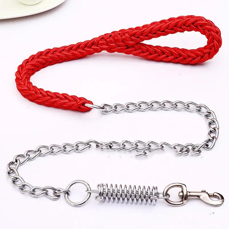 Ava Style Hand-Woven Pet Leash Anti-Bite 8 Strand by For Animals, With Love
