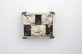Gallery viewerに画像を読み込む, Enclosed Cat Bed Cat Wall Cubby by Catastrophic Creations; black-and-cream checker panel with wooden mounts
