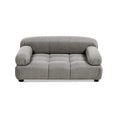 Gallery viewerに画像を読み込む, Marcel Upholstered Modern Pet Bed, Small to Medium Dog or Cat Uptown Gray Performance Velvet by HouseOfZazla
