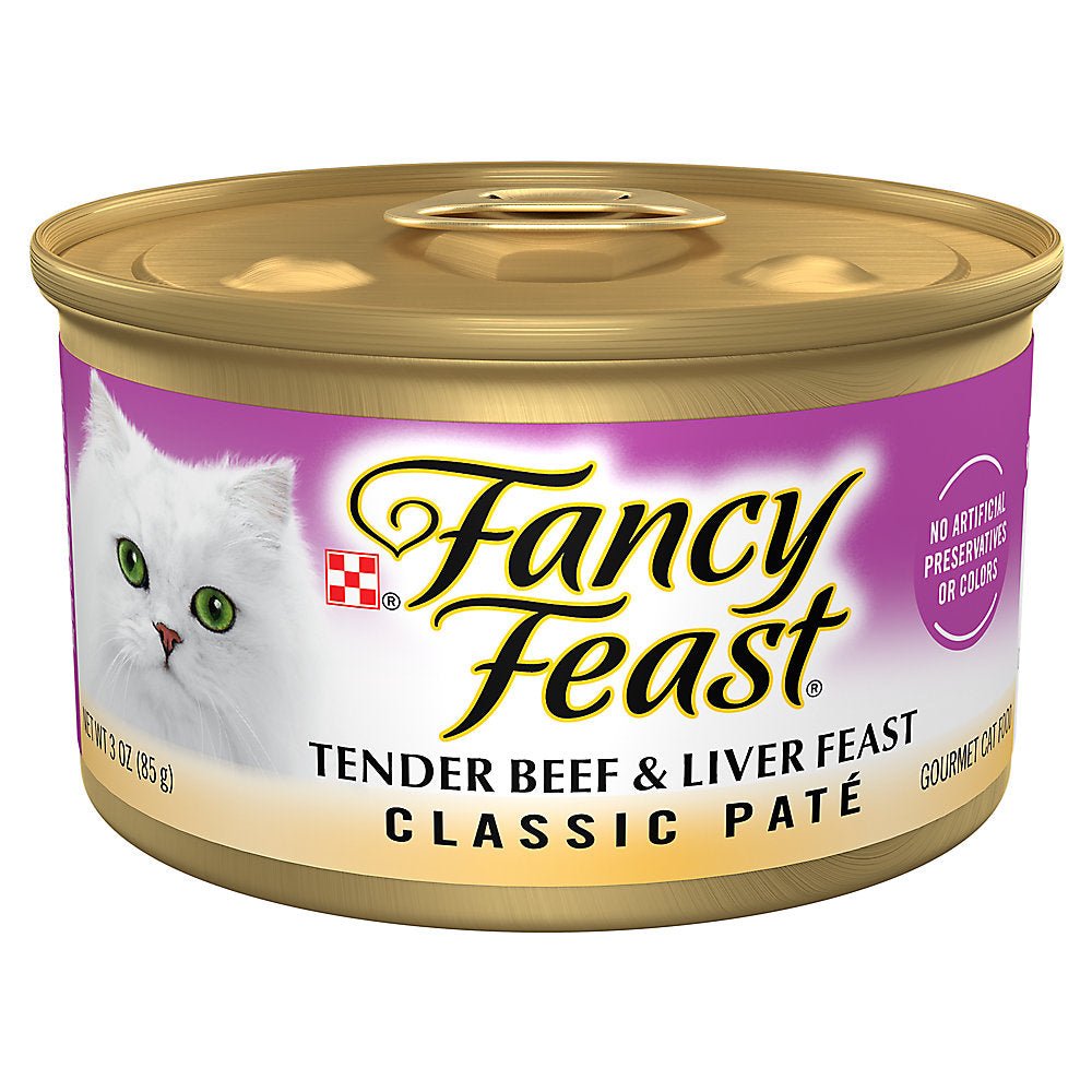 Fancy Feast Beef &amp; Liver Classic Pate Wet Cat Food (3oz)