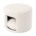 Charger l'image dans la visionneuse de la galerie, Beige pet-friendly ottoman with removable cushion and hidden pet nook
