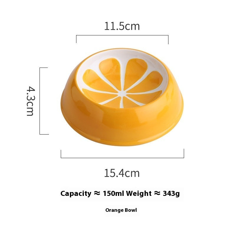Standard orange bowl dimension chart