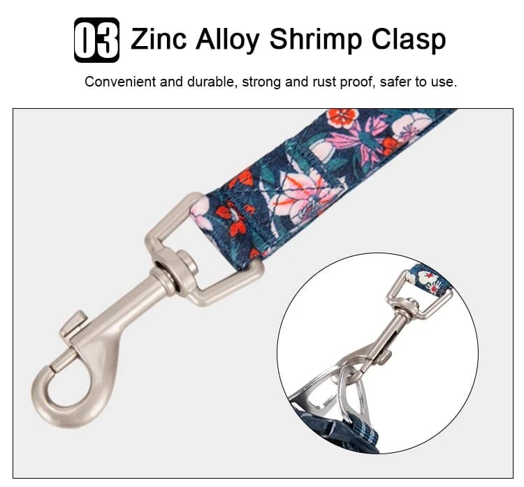TrueLove Floral Multi-Handle Dog Leash TLL3112