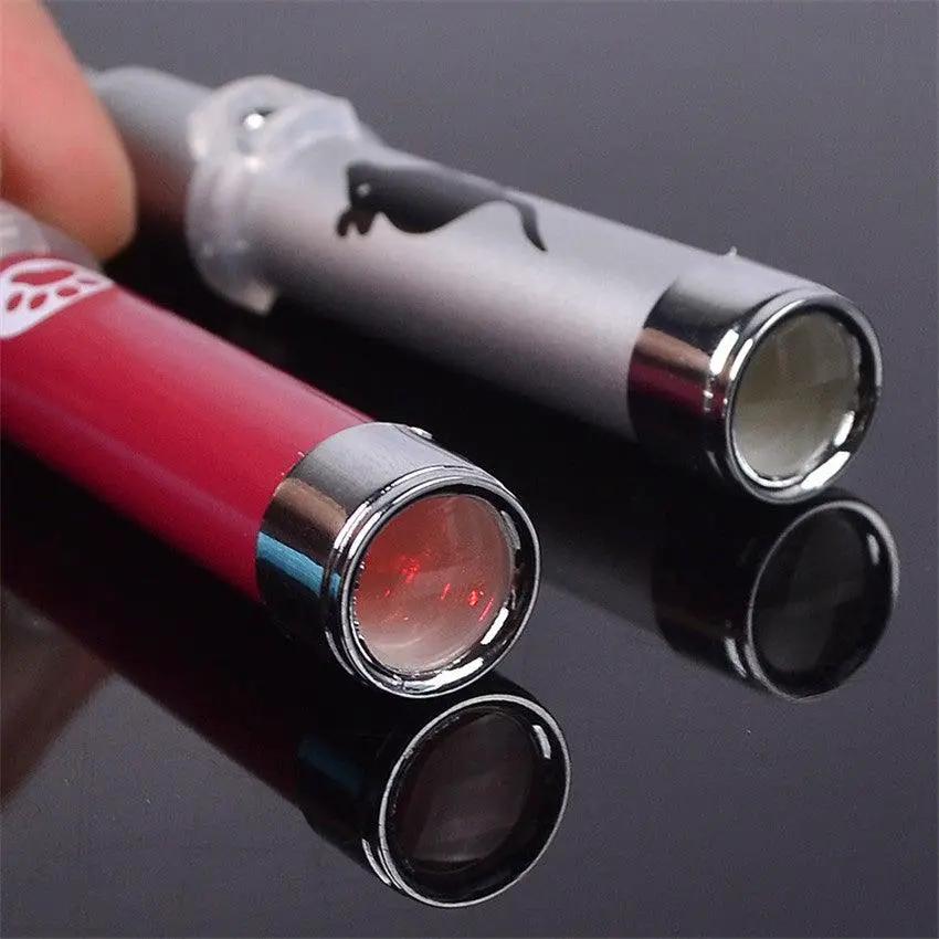 STEVVEX Interactive USB Rechargeable LED Laser Pointer Toy Pets Red by Stevvex