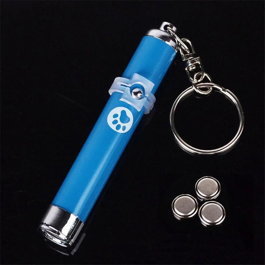 STEVVEX Interactive USB Rechargeable LED Laser Pointer Toy Pets Red by Stevvex