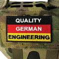 Load image into Gallery viewer, Quality German Engineering Morale Patch 3x1.75 Vest Embroidered Hook by kiloninerpets
