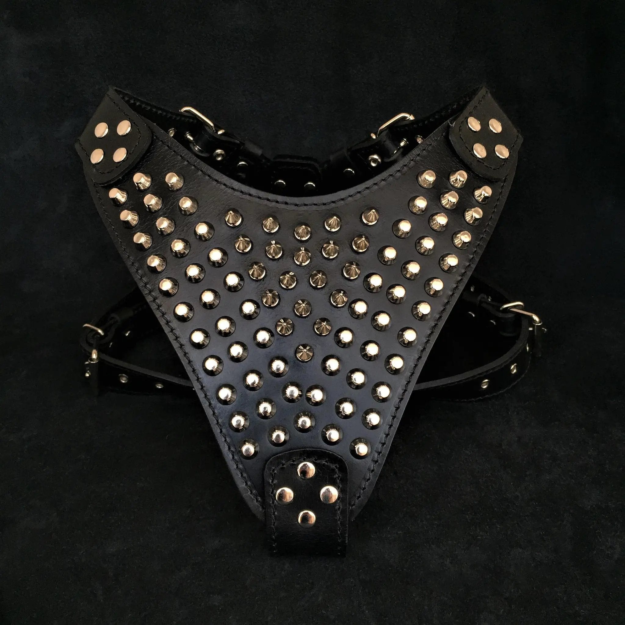 Bestia Gladiator Heavy Duty Italian Leather Harness For Large Breeds by Bestia Dog Gear